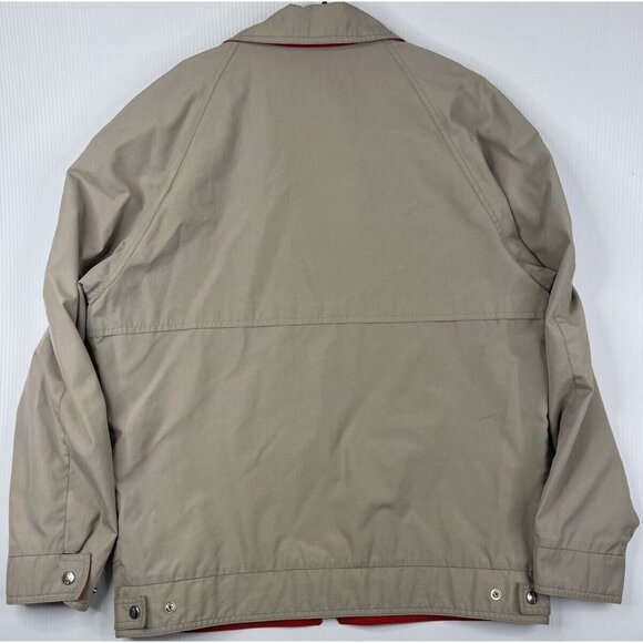 Vintage London Fog Jacket Mens 42 Beige Lightweight Windbreaker Classic - Picture 2 of 11